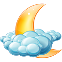 cloudy night icon